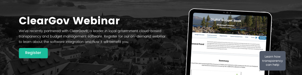 ClearGov Transparency Webinar