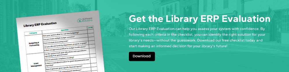 Library ERP Evaluation Checklist